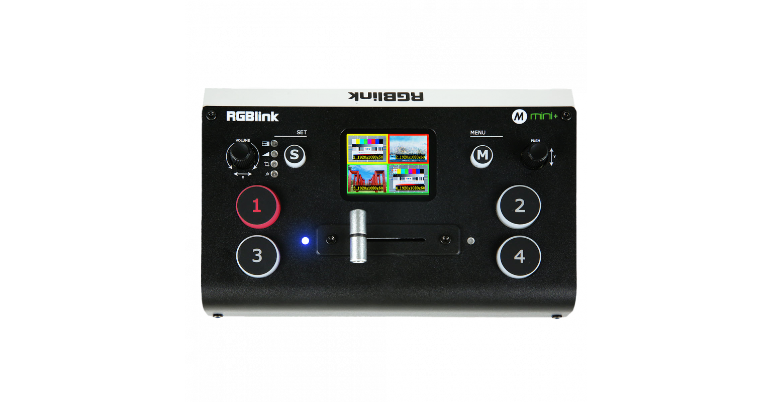 Bedienung und Funktionen von RGBlink Bildmischern und PTZ-Kameras