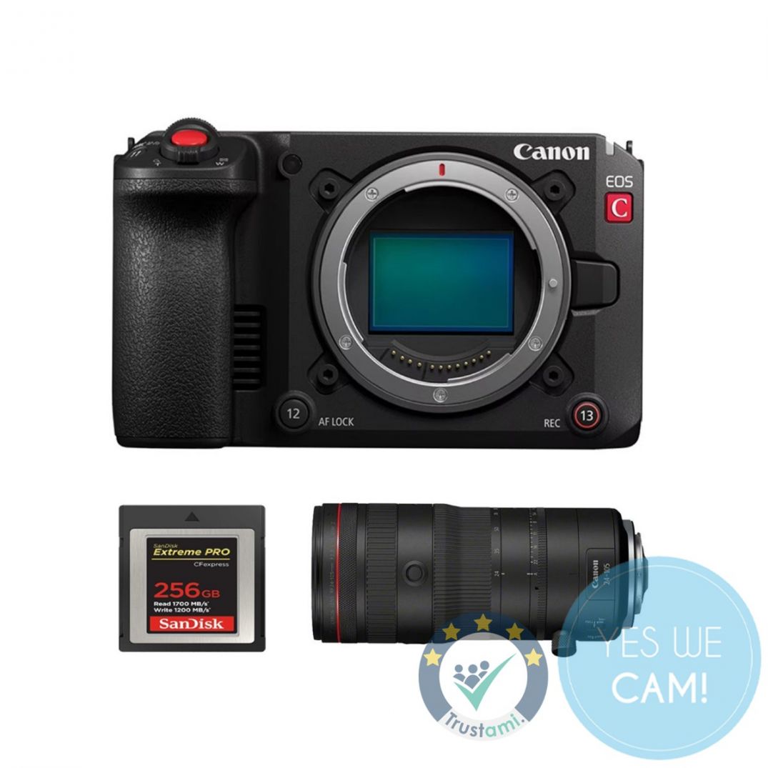 Canon EOS C50 Cinema Bundle mit Kamera, Objektiv und Speicherkarte