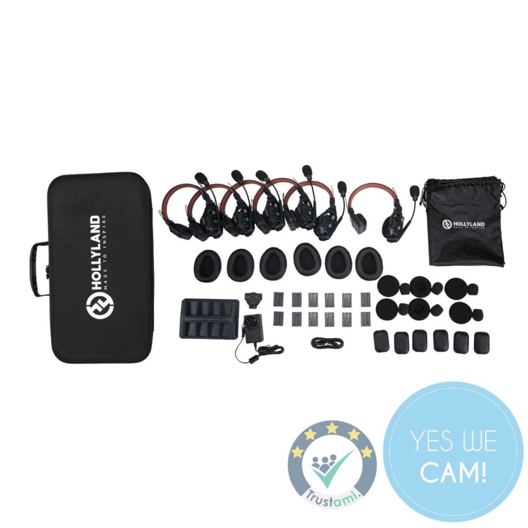 Hollyland Solidcom C1 Pro 6Set, Lieferumfang