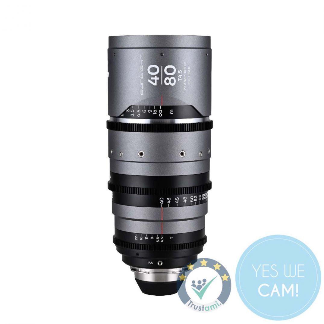 LAOWA Sunlight 40-80mm Objektivs mit Arri PL Anschluss