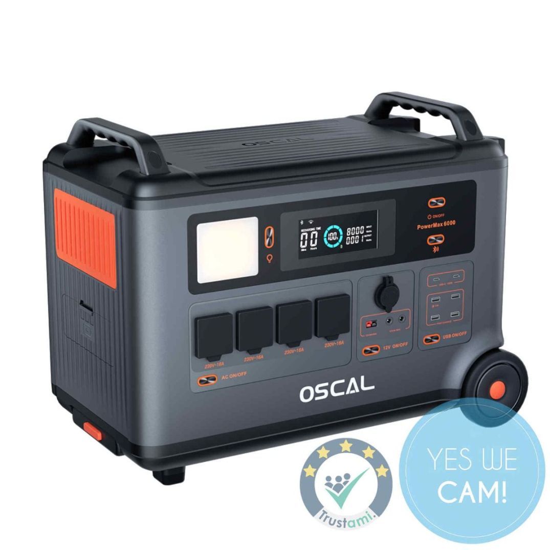OSCAL PowerMax 6000 Portable Power Station Tragbar