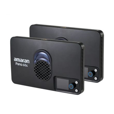 amaran Pano 60c 2-Light Kit - Charcoal