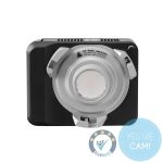 Frontansicht der amaran Ray 120c mit Bowens-Mount und sichtbarer COB-Lichtquelle