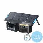 Anker SOLIX C800X Powerstation mit PS100X 100 Watt Solarpanel und Transporttasche für mobile Stromversorgung