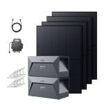 Anker SOLIX Solarbank Dual-System mit Bodenhalterungen 2160W, 3200Wh Solarstrom