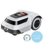 ANTHBOT Pion 1000 Mähroboter an einer Steigung von 45 Prozent im Einsatz