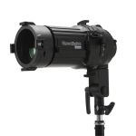 Flexibles Spotlight Mini Kit mit 19°-Linse und Gobos für professionelle Lichtsteuerung