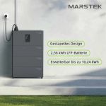 Marstek Jupiter C Plus im Betrieb, angeschlossen an Haushaltsgeräte im Innenraum