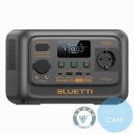 BLUETTI Premium 30 V2 Powerstation mit 320 Wh Kapazität und 600 W AC-Ausgang, Frontansicht mit Display, Anschlüssen und Toneart-Logo