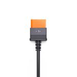 SDC Schnellladeanschluss des DJI Power Kabels mit orangefarbener Kontaktabdeckung