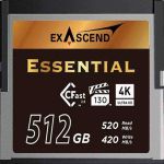 Exascend Cinema CFast 512GB Speicherkarte für professionelle 4K-Videoaufnahmen