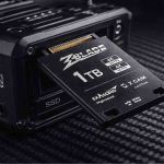 Exascend ZBlade 1TB SSD zeigt Spezifikationen für 4K120 und 6K60 Aufnahmen.