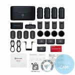 Hollyland LARK MAX 2 Combo 4-Person Version Wireless Microphone, kabelloses Funkmikrofon