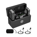 Hollyland LARK MAX Duo with Two Lavalier Microphones - Black, drahtlos