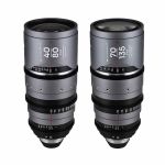 LAOWA Sunlight 2X anamorphotische Zoomobjektive 40-80mm und 70-135mm in Frontansicht für Vollformat Cine-Kameras