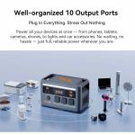 OSCAL PowerMax 1800SE Powerstation mit zehn Output-Ports zur Versorgung von Laptop, Kamera, Ventilator und Haushaltsgeräten