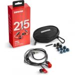 Shure SE215 PRO Professional Sound Isolating™ Ohrhörer - Rot Lieferumfang