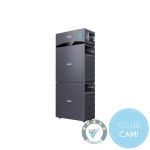 Sunshare GLORY 1526Wh Erweiterungsakku als modulares Energiesystem mit gestapelten Speicher- und Steuereinheiten in schräger Ansicht