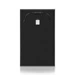 Rückseite des Sunshare Ray Black 200W Solarmoduls mit Anschlussbox und Verkabelung