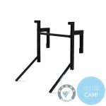 Sunshare Ray Cement Bracket als schwarze Halterung für Betonbalkone in freigestellter Produktansicht