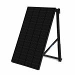 Sunshare Ray Railing Bracket mit montiertem Solarmodul in angewinkelter Montageansicht