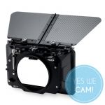Tilta 4x5.65 Carbon Fiber Matte Box Clamp-on with Single Backing - 114mm Streulicht