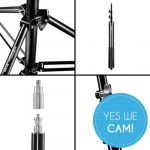 Walimex Studioset Daylight 600/600 mit Lichtwürfel Lampenstativ