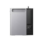 Zendure SolarFlow 2400 AC+ Anschlussseite mit integrierter Steckdose und Schnittstellen für Balkonkraftwerk