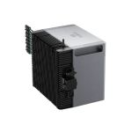 Zendure SolarFlow 2400 Pro Speicherlösung in Perspektivansicht mit Kühlrippen und Anschlussmodulen