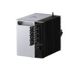 Zendure SolarFlow 2400 Pro Seitenansicht mit mehreren MC4 Solaranschlüssen und Kühlungssystem