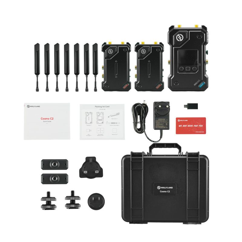 Hollyland Cosmo C2 Wireless Video Transmission System 2TX and 1RX Kit