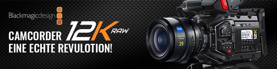 Blackmagi Design Camcorder 12K RAW - TONEART-Shop